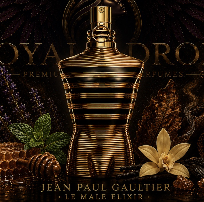 Le Male Elixir parfymeflaske